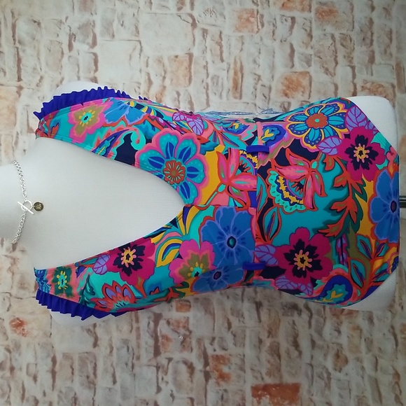 New Skinny Dippers Tapestry Swimsuit by Miraclesuit - Picture 2 of 12